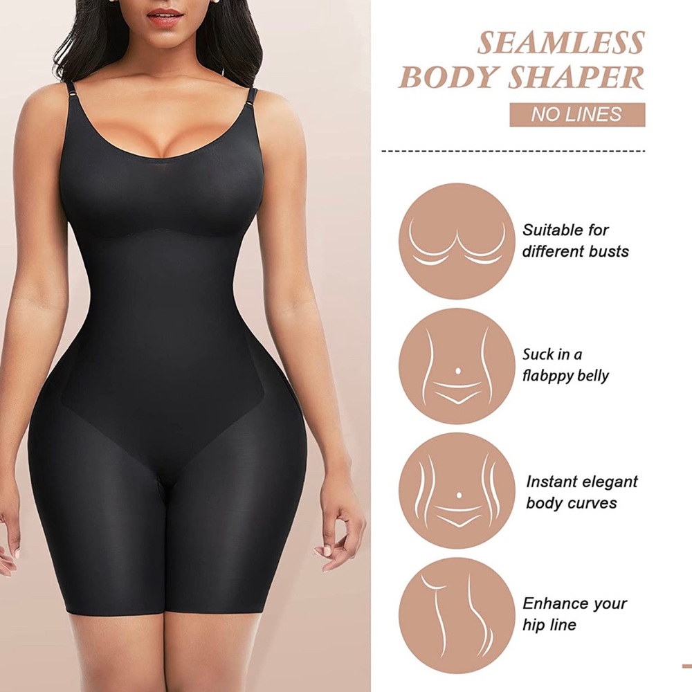 Slimming & smoothing body shaper tummy waist and back coverage discrete